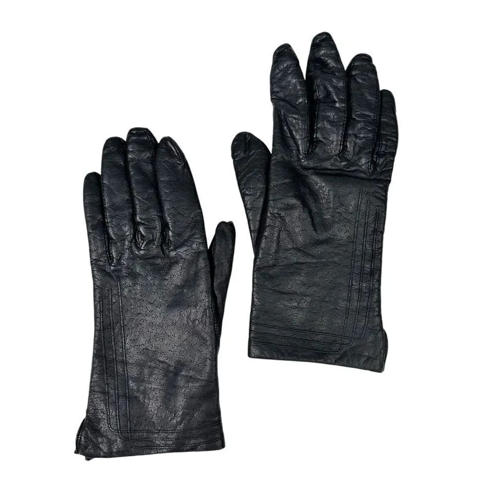 Vintage Women’s Leather Gloves Size Medium Lined